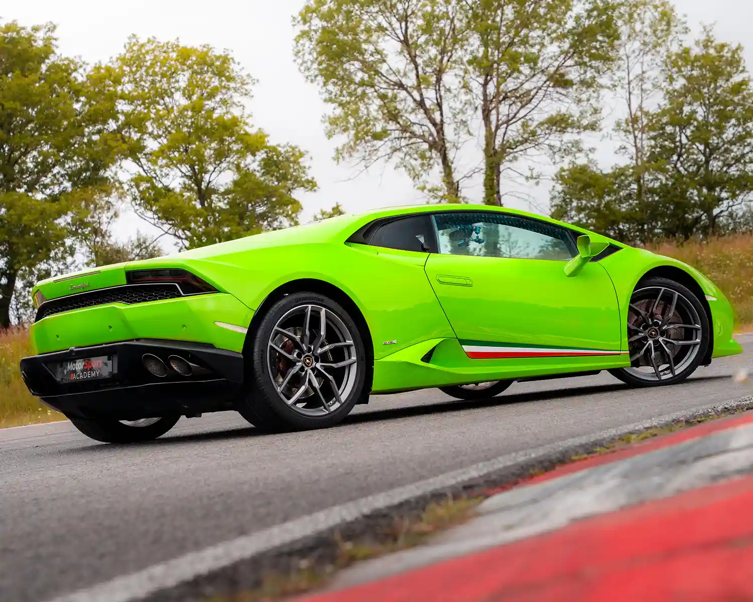 Lamborghini Huracan sur circuit