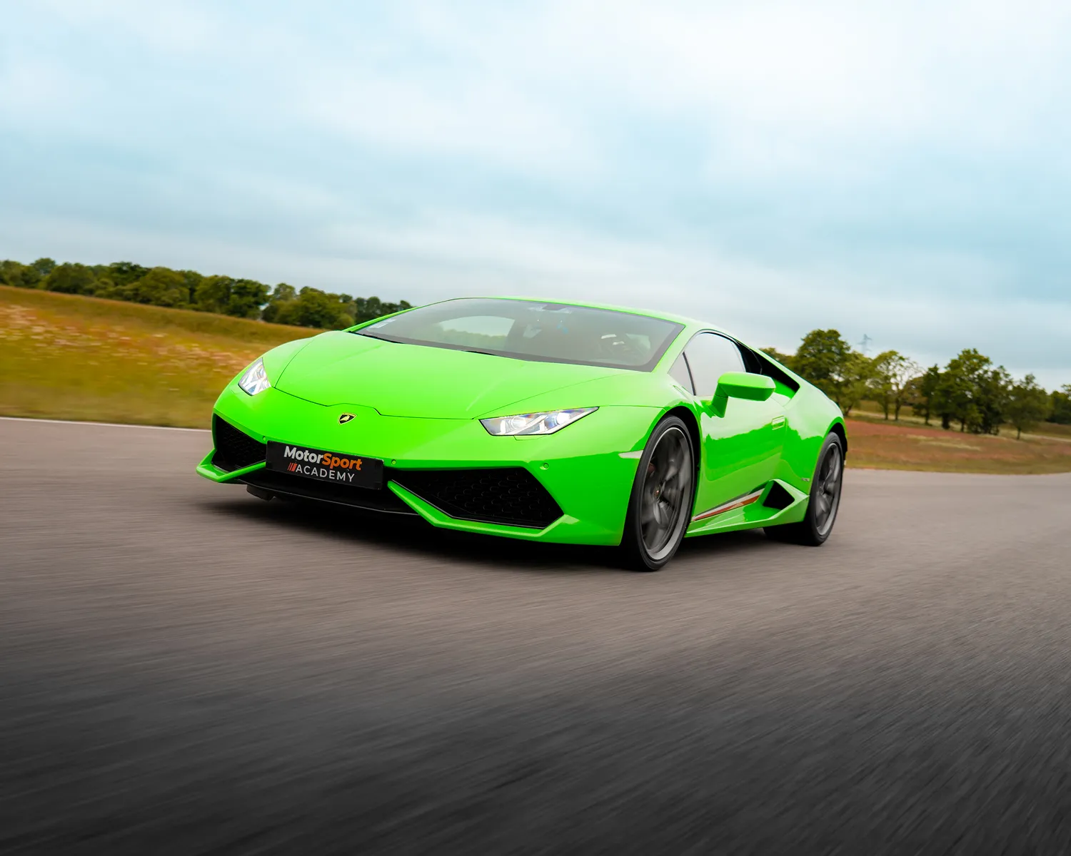 Lamborghini Huracan sur circuit