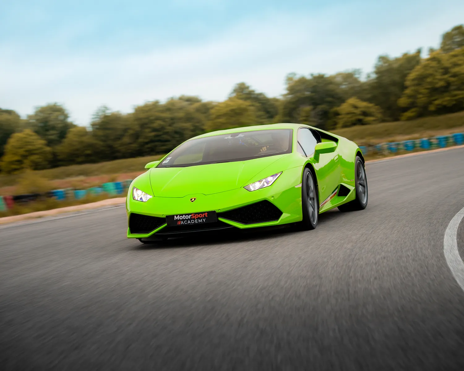 Lamborghini Huracan sur circuit