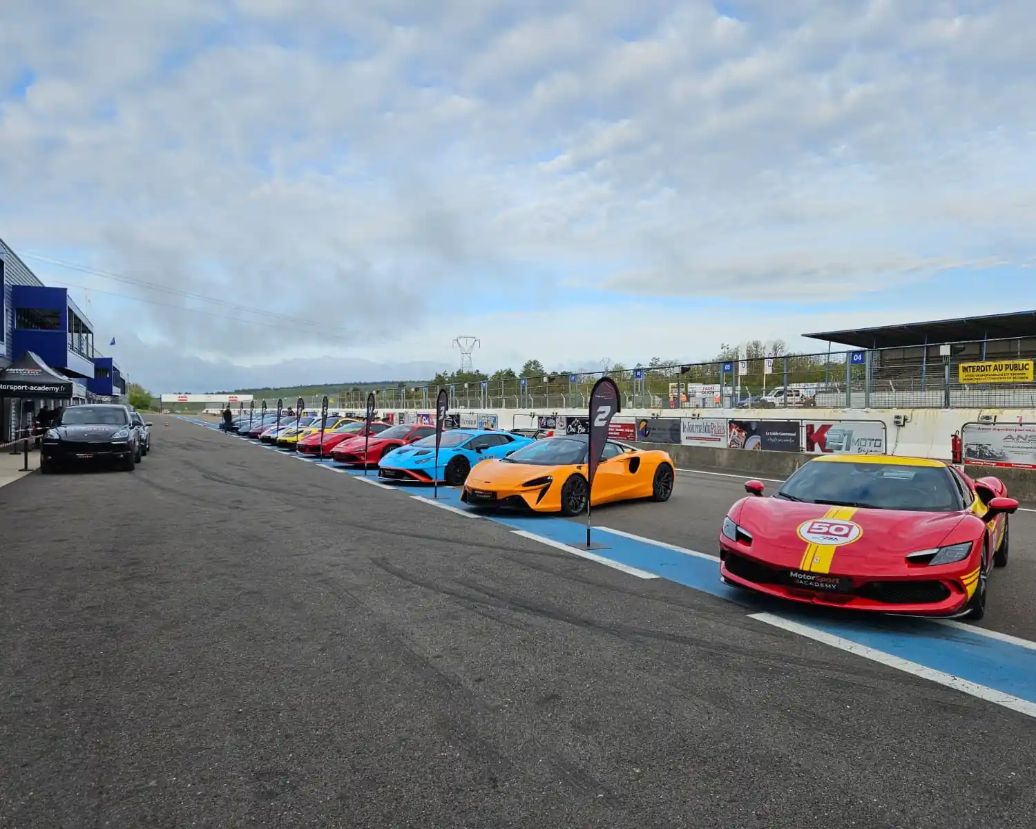 Stage de pilotage circuit Dijon-Prenois