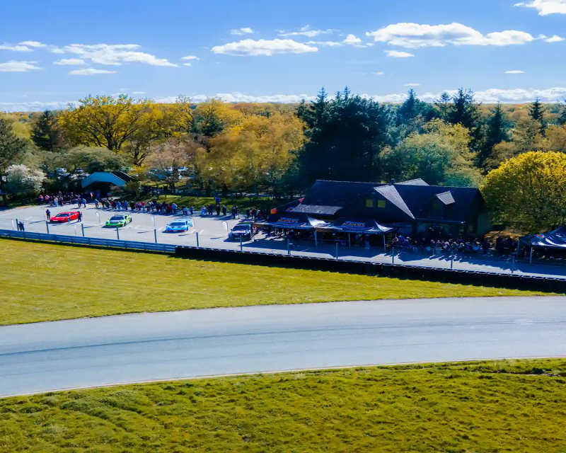 Vue aérienne stand loheac