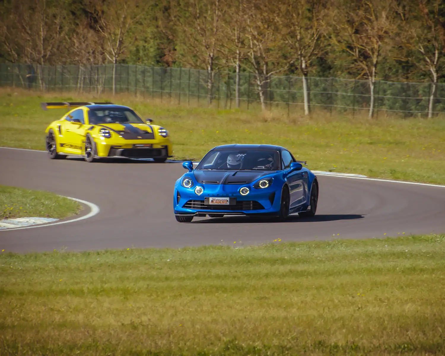 Stage de pilotage sur circuit, Saint-Étienne, Alpine A110R, Porsche 911 GT3RS