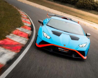 Lamborghini Huracan STO sur circuit