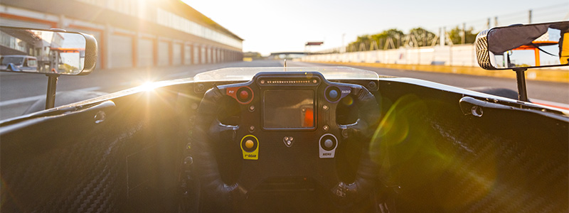 Volant d'une Formule 4