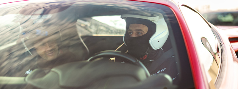 Pilote et moniteur en Ferrari