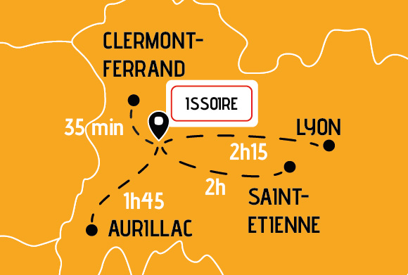 Localisation circuit Issoire