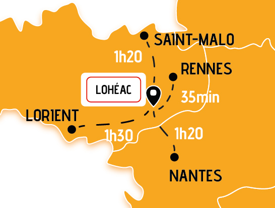 Localisation circuit Lohéac