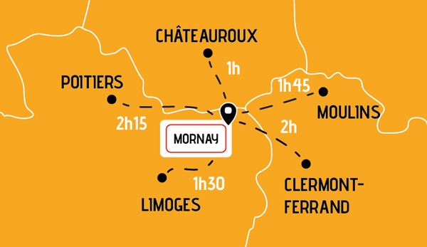 Localisation du circuit de Mornay