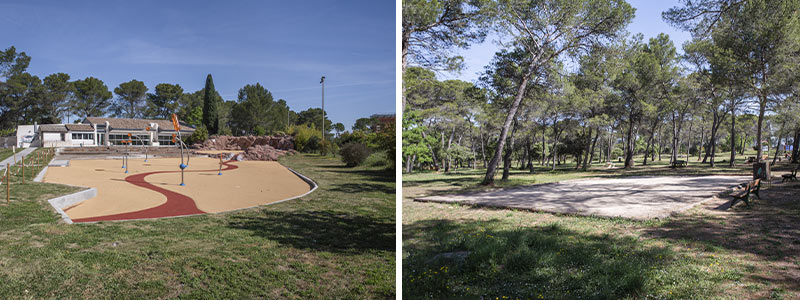 Terrain de jeu sur le circuit du Luc