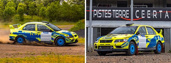 Stage de pilotage rallye Mitsubishi Stage de pilotage rallye circuit terre Issoire Mitsubishi