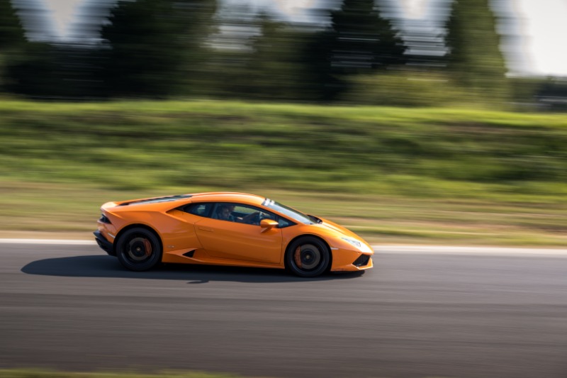 Lamborghini Huracan sur Piste