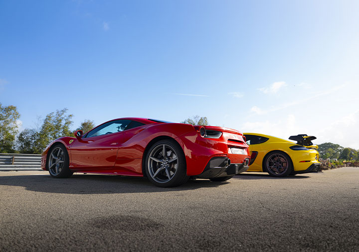 Stage de pilotage DUO en Porsche et Ferrari