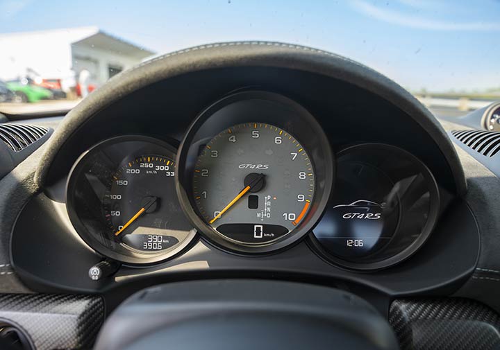 Compteur Porsche 718 Cayman GT4 RS
