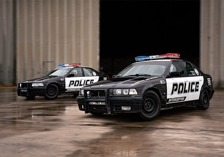 Course poursuite BMW police