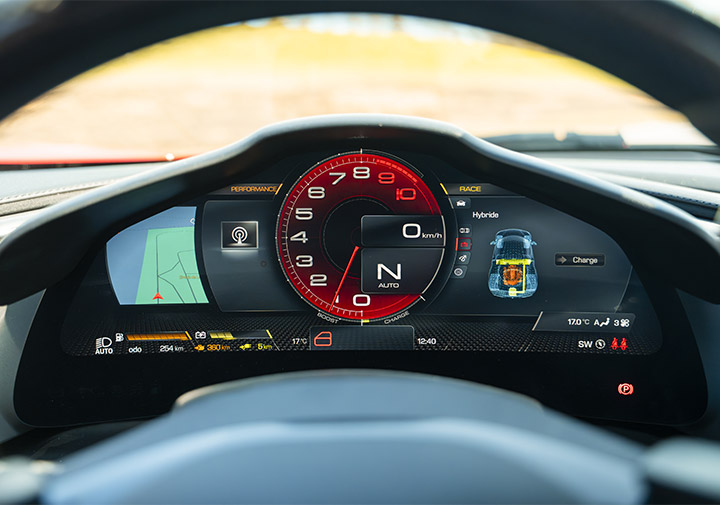 Tableau de bord Ferrari 296 GTB 