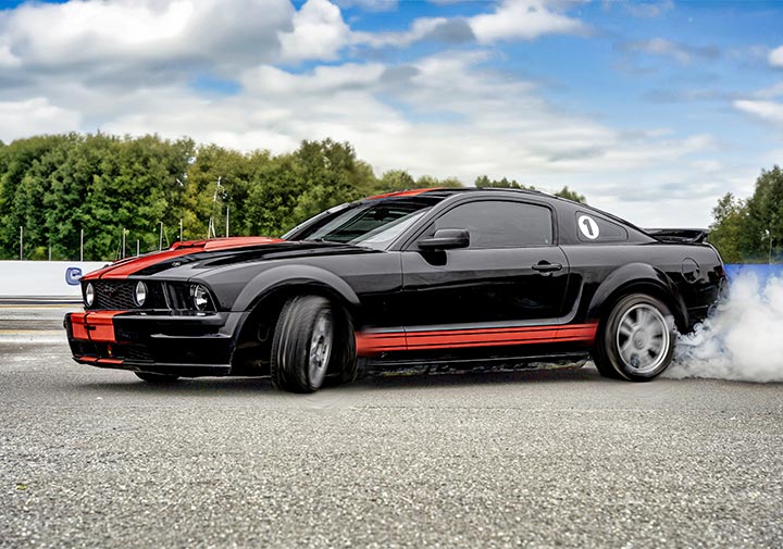 Stage de pilotage Drift en Mustang