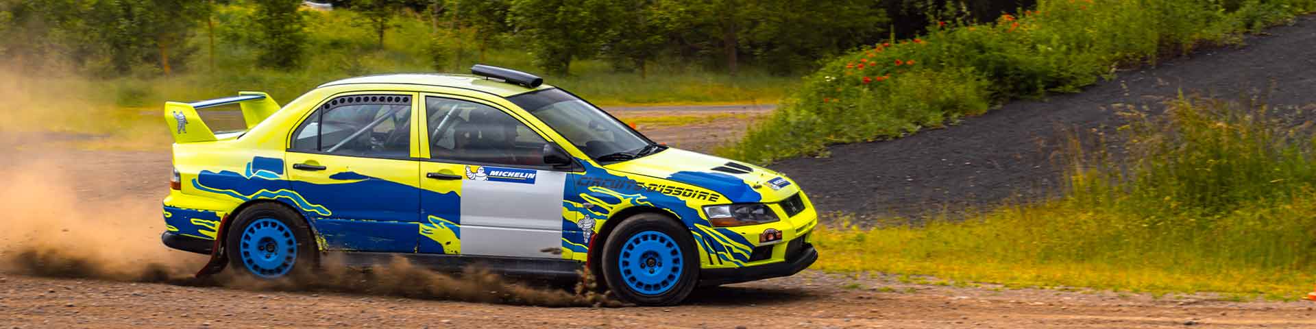 Stage de pilotage rallye Issoire Mitsubishi Lancer Evo
