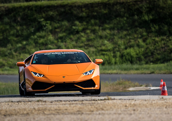 Lamborghini Huracán sur circuit