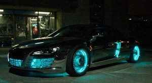 La voiture d'inspiration Tron Legacy